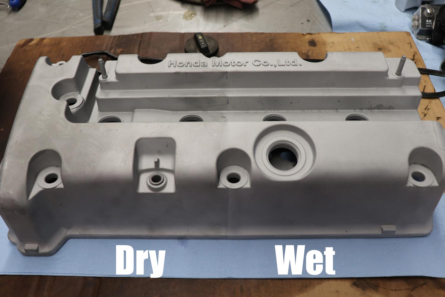 K24 valve Cover dry vs wet comparison