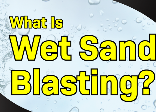 What is wet sand blasting